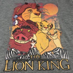 The Lion King Disney Movie Unbranded Sweater Turtle Neck Adjustable Gray Sz 2XL